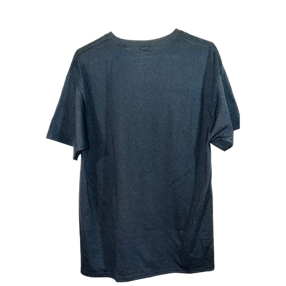 No Regrets Black T-Shirt Large Cotton/Polyester Blend - Picture 2 of 3